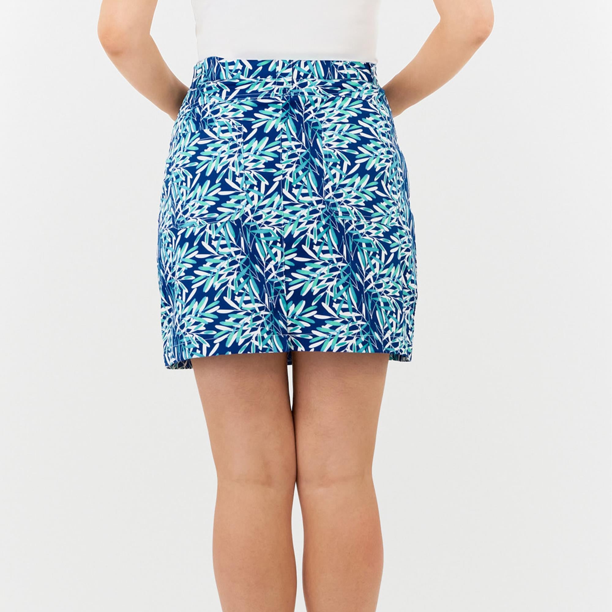 Pure Golf Accuracy Ladies Golf Skort Floating Palms Yale